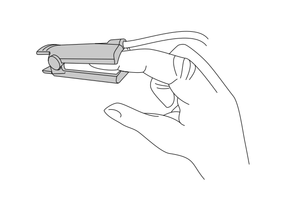 Portable pulse oximeter  "Oxitest-1" with adult sensor
