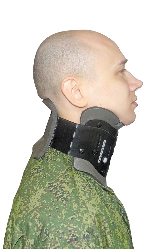 Transport immobilization splint-collar of single use for adults SHTIvv-03
