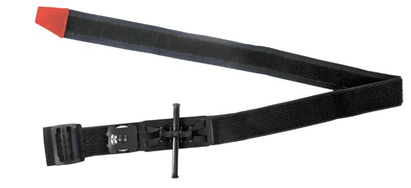 Compression tourniquet ZHK-02-«Medplant» with  adjustment buckle and time scale (folded-up state #2)