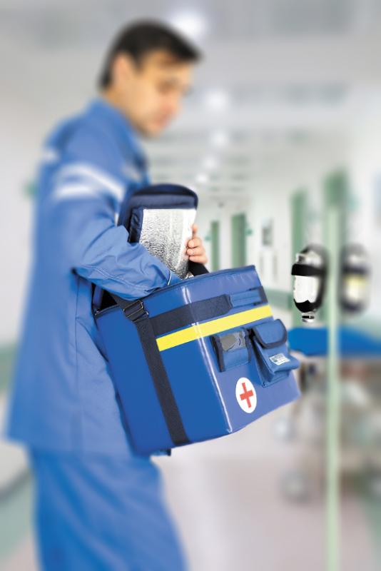 Thermo-insulating container with automatic heating and temperature regulation TK-"Medplant"