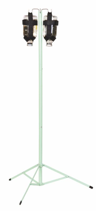 Folding IV pole for infusions