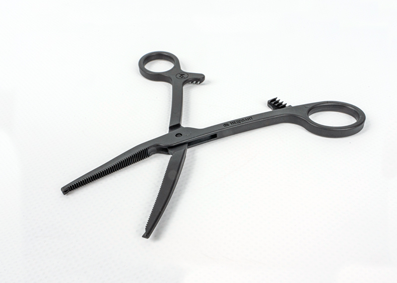 Disposable sterile straight Kocher’s forceps