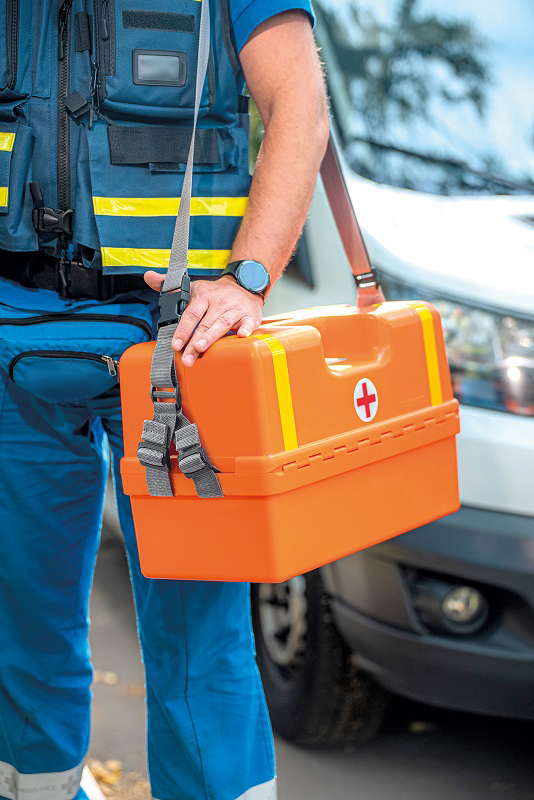 Emergency plastic cases UPM-N, maximum configuration