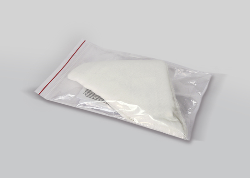 Cravat bandage of general use PKu-01-“MEDPLANT”, white color, ZIP LOCK package