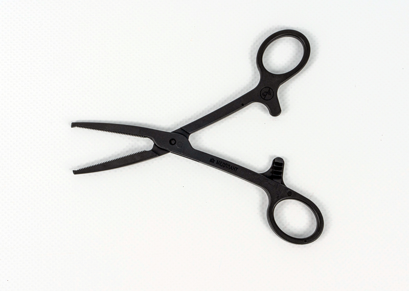 Disposable sterile straight Kocher’s forceps