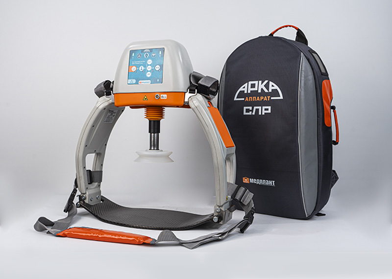 Automatic compression machine for cardiopulmonary resuscitation “ARKA”