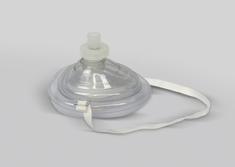 Disposable fodable CPR mask