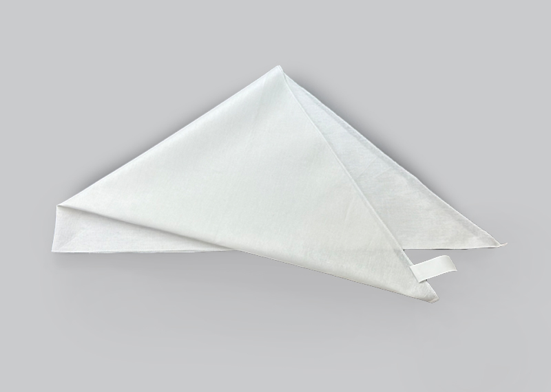 Cravat bandage of general use PKu-01-“MEDPLANT”, white color, vacuum package