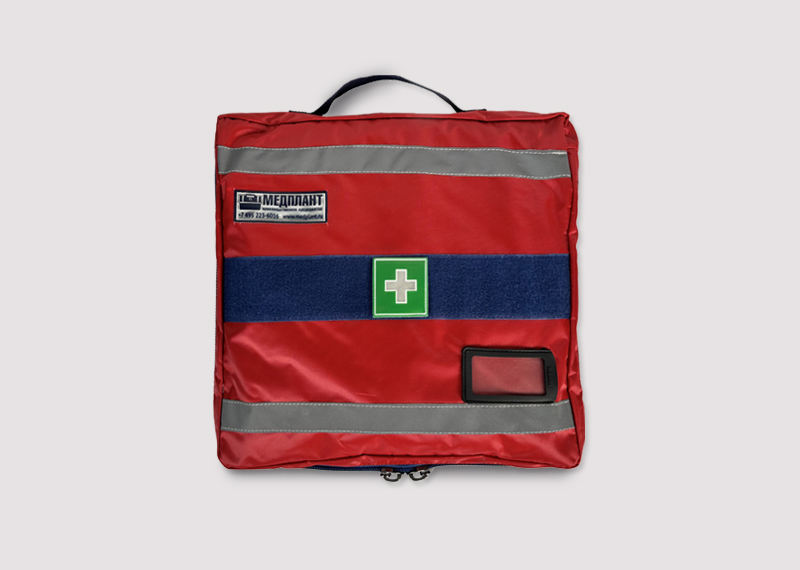 Bag - pouch "VOLUNTEER-3" (large, red)