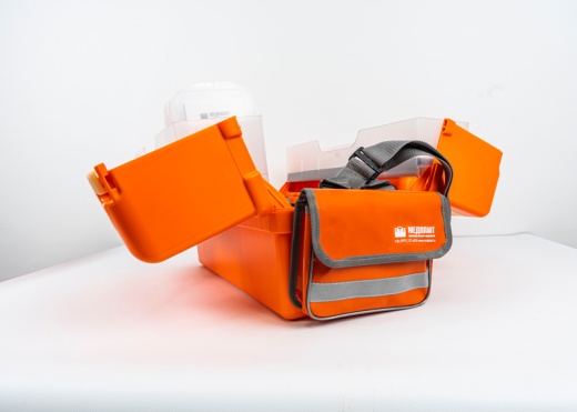 Emergency plastic cases UPM-N, maximum configuration